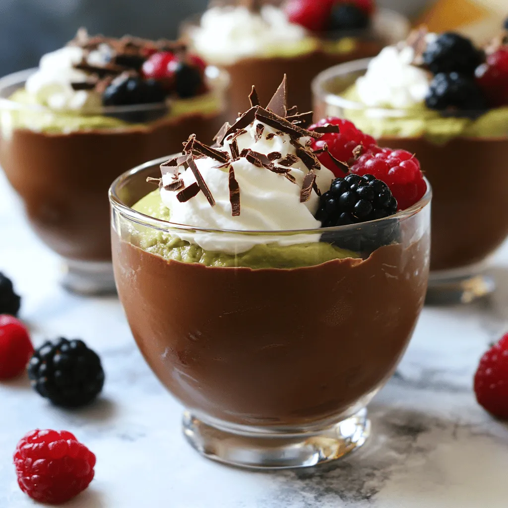 Avocado Chocolate Mousse Decadent and Healthy Treat