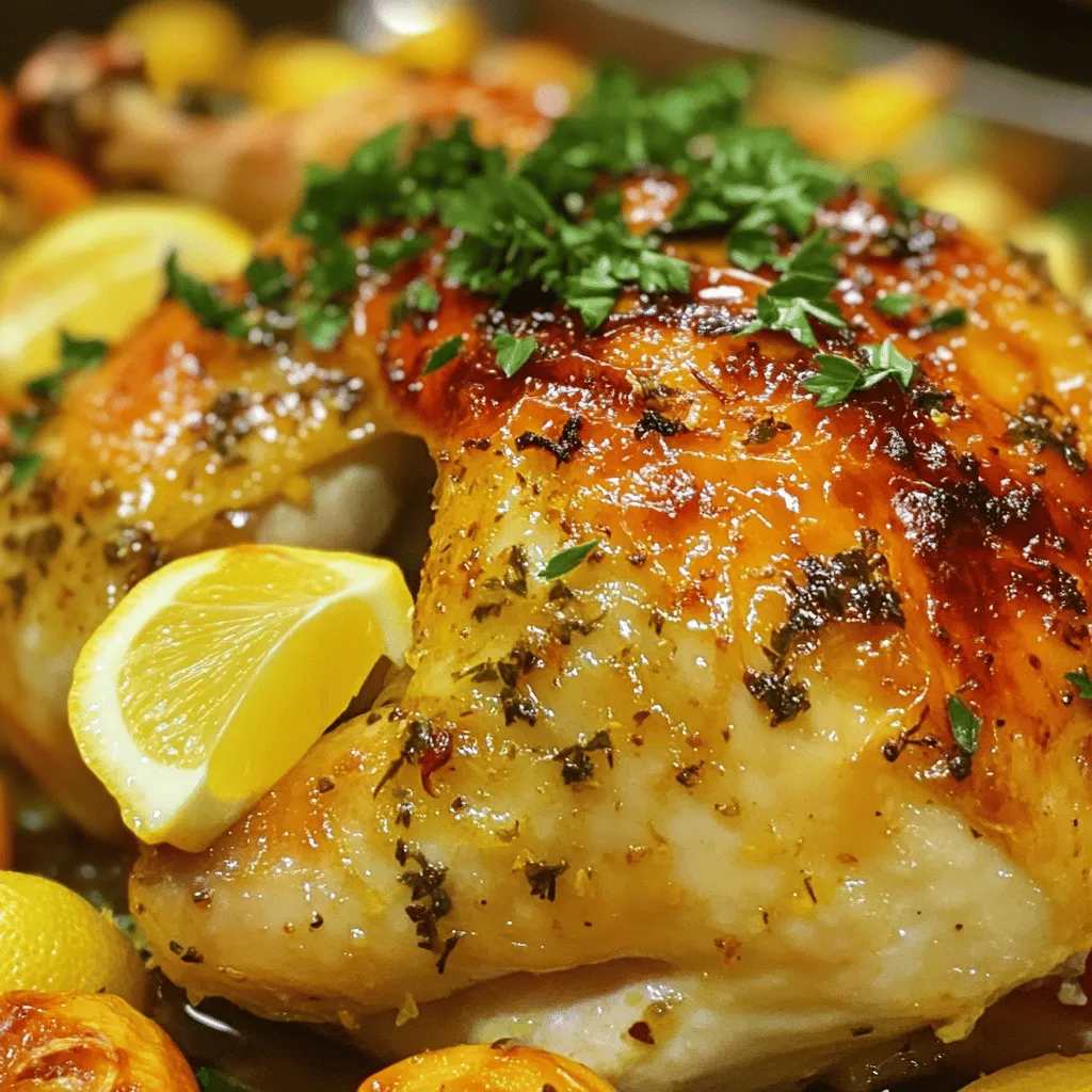 Lemon Garlic Roasted Chicken Flavorful and Simple Recipe