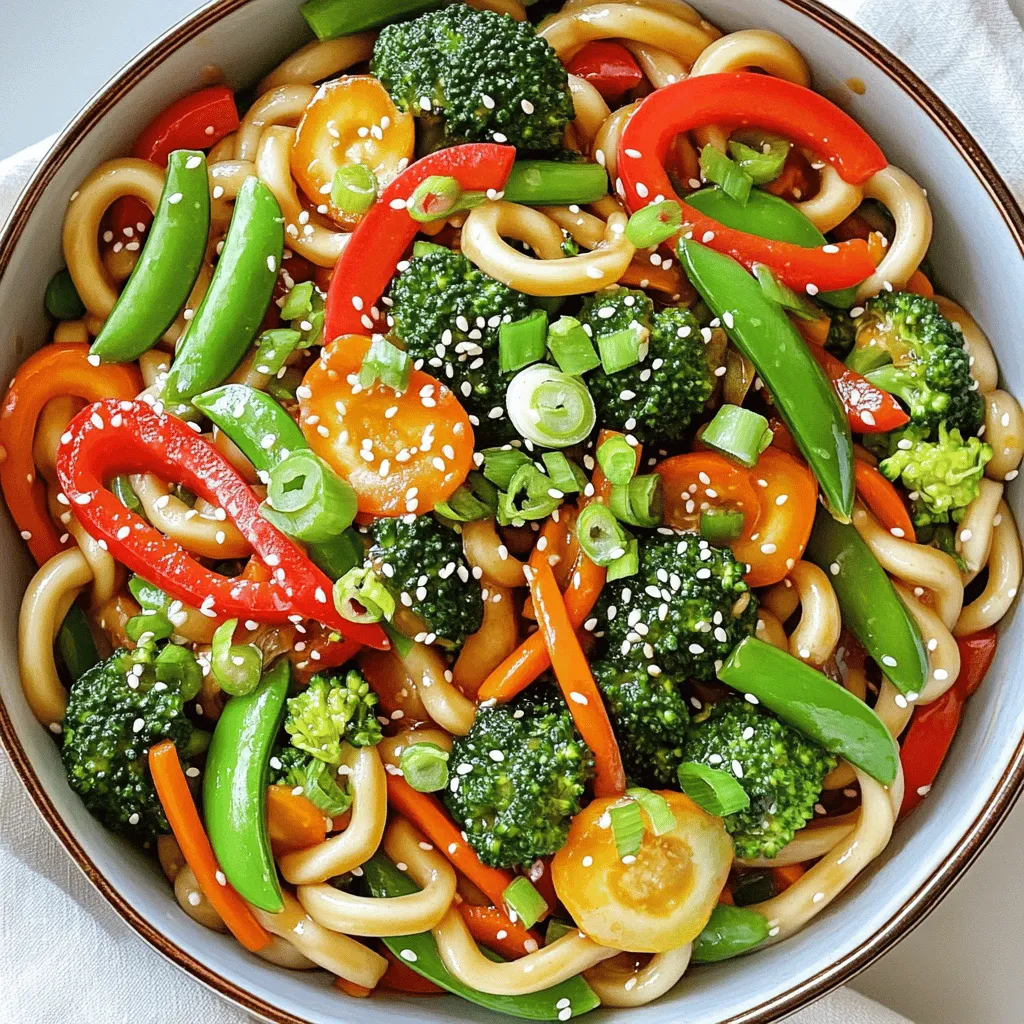 Spicy Garlic Udon Stir-Fry 15-Minute Zesty Delight