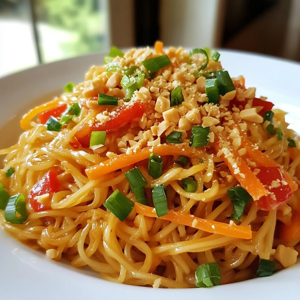 Spicy Peanut Noodles Tasty and Easy Weeknight Meal