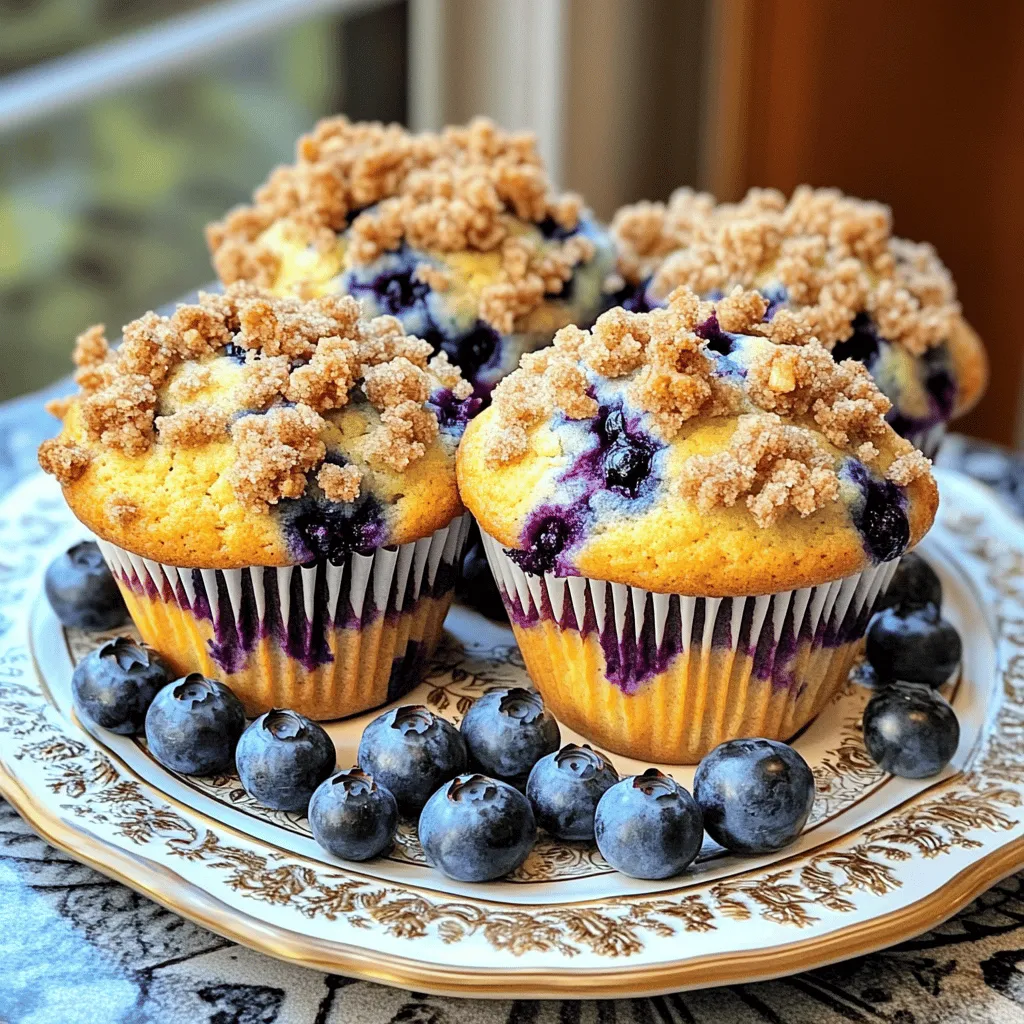 Blueberry Streusel Muffins Bakery Tasty Muffin Recipe