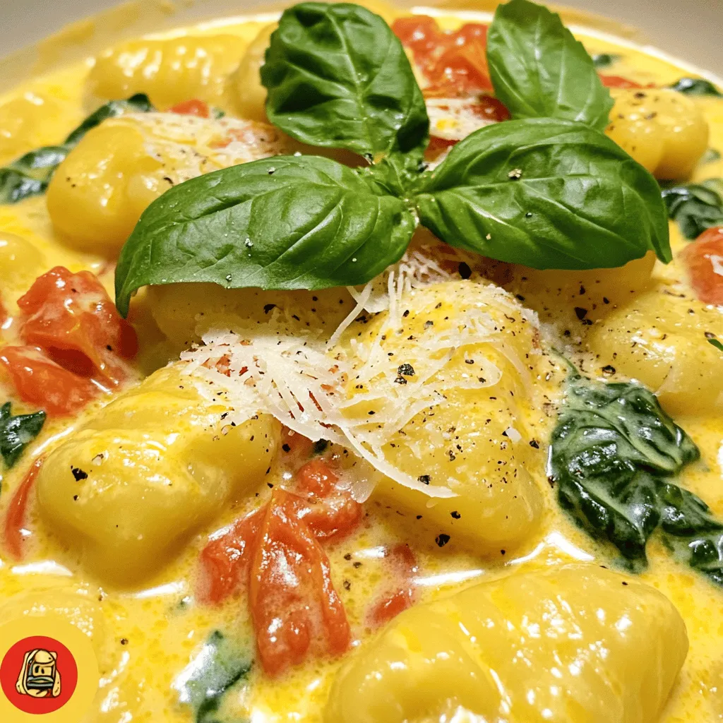 Creamy Tomato Spinach Gnocchi Easy and Flavorful Dish