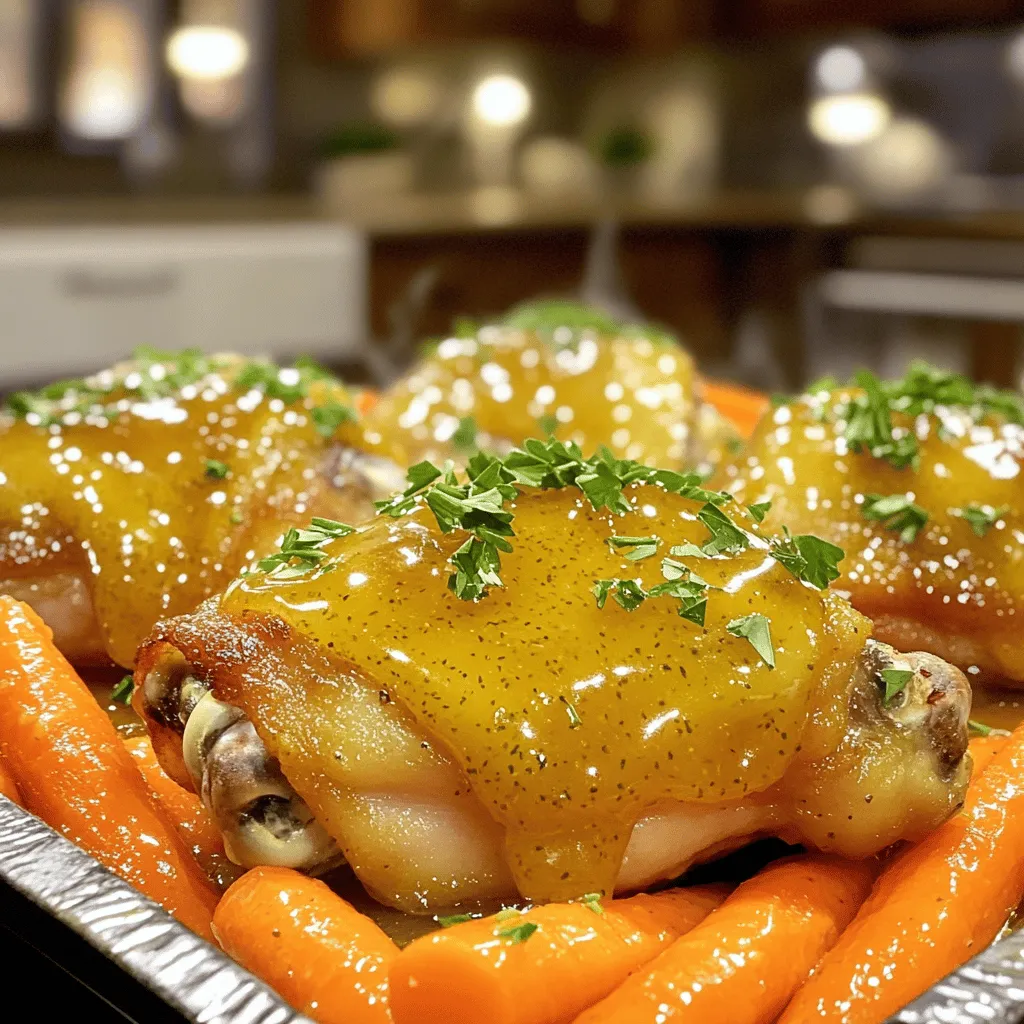 Honey Mustard Chicken and Carrots Sheet Pan Delight