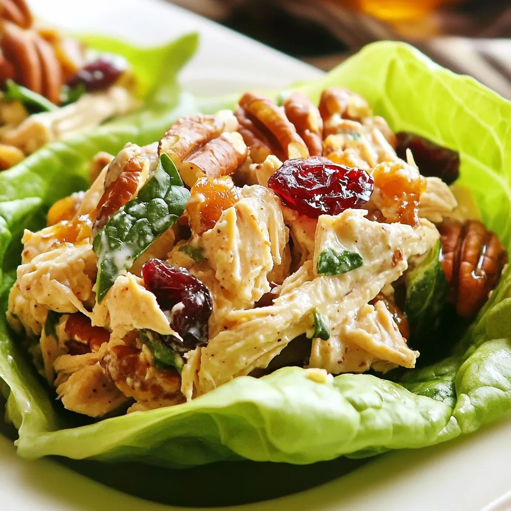 Cranberry Pecan Chicken Salad Wraps Easy and Delicious