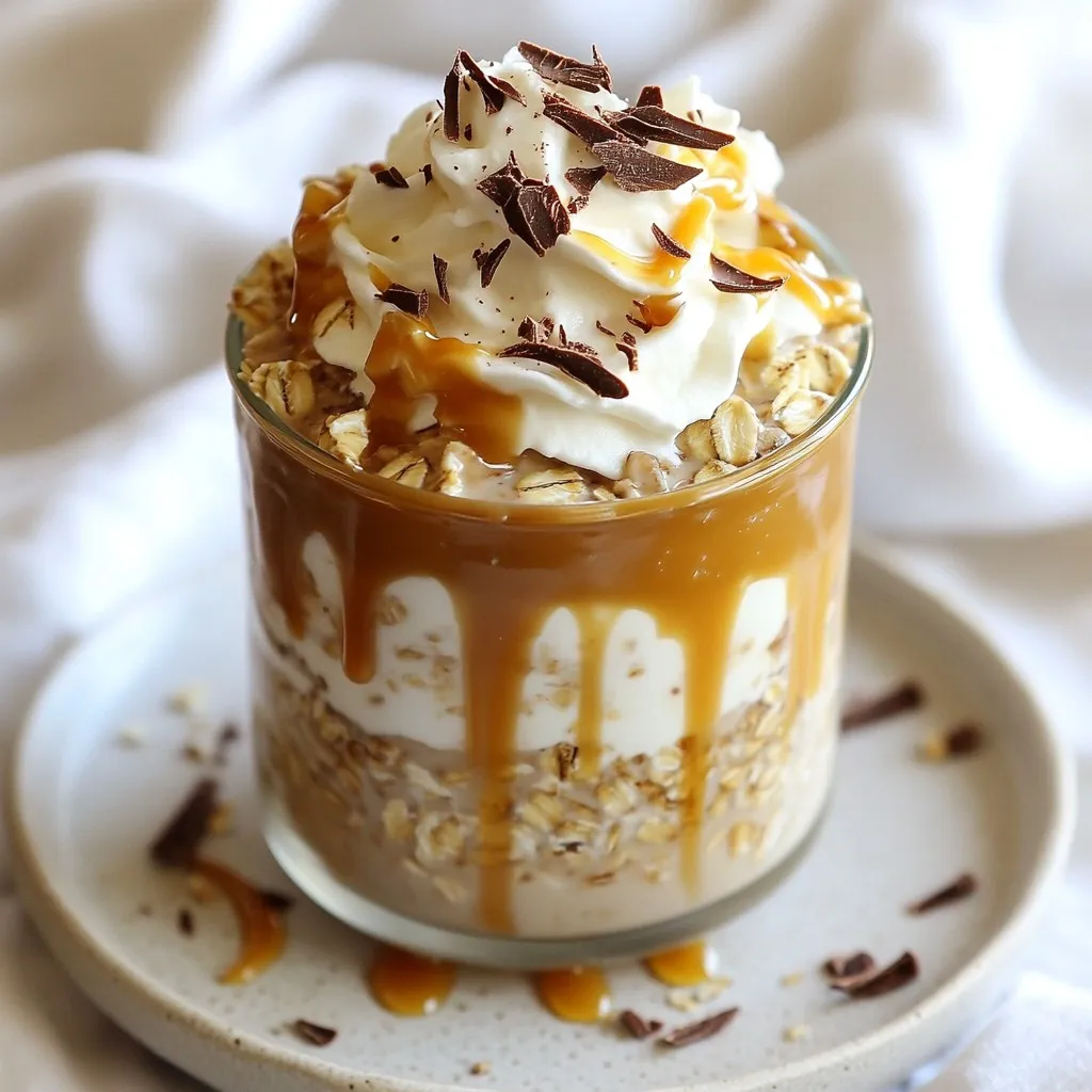 Caramel Macchiato Overnight Oats Simple Delight