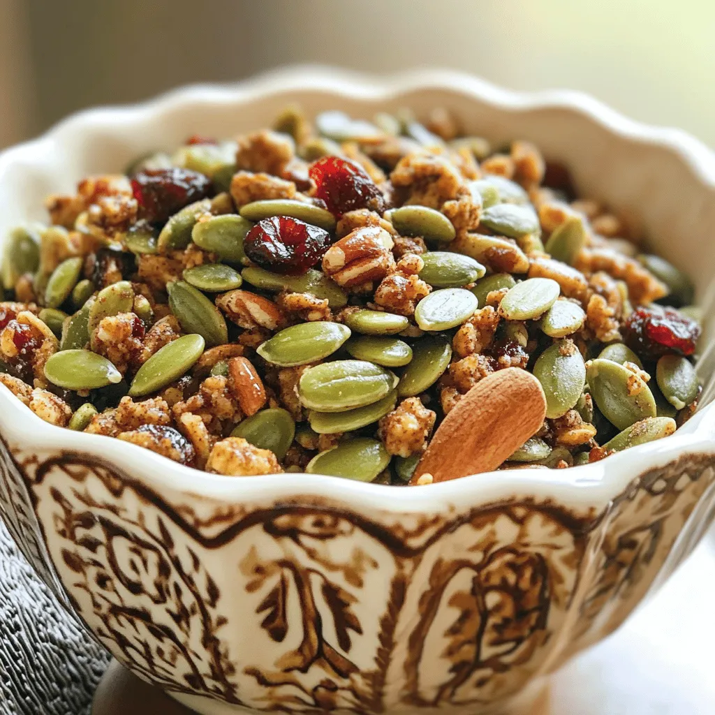 Spiced Pumpkin Seed Crunch Tasty Nutritious Snack