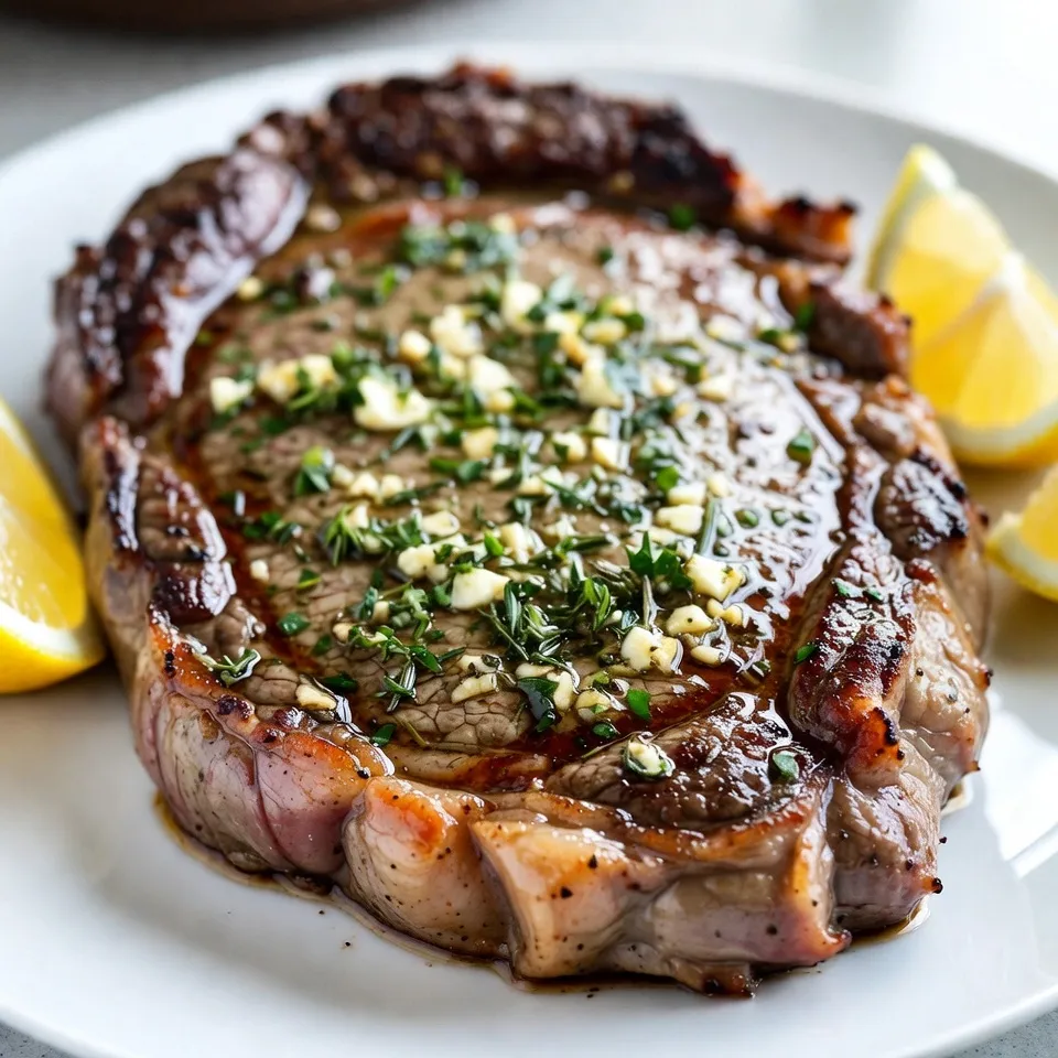 Garlic Herb Butter Steak Skillet Simple Dinner Recipe