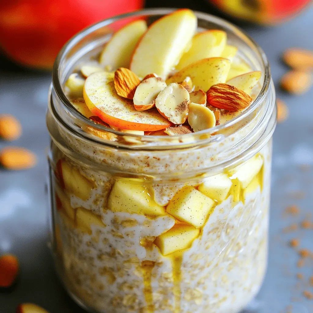 Apple Cinnamon Overnight Oats Simple and Tasty Meal