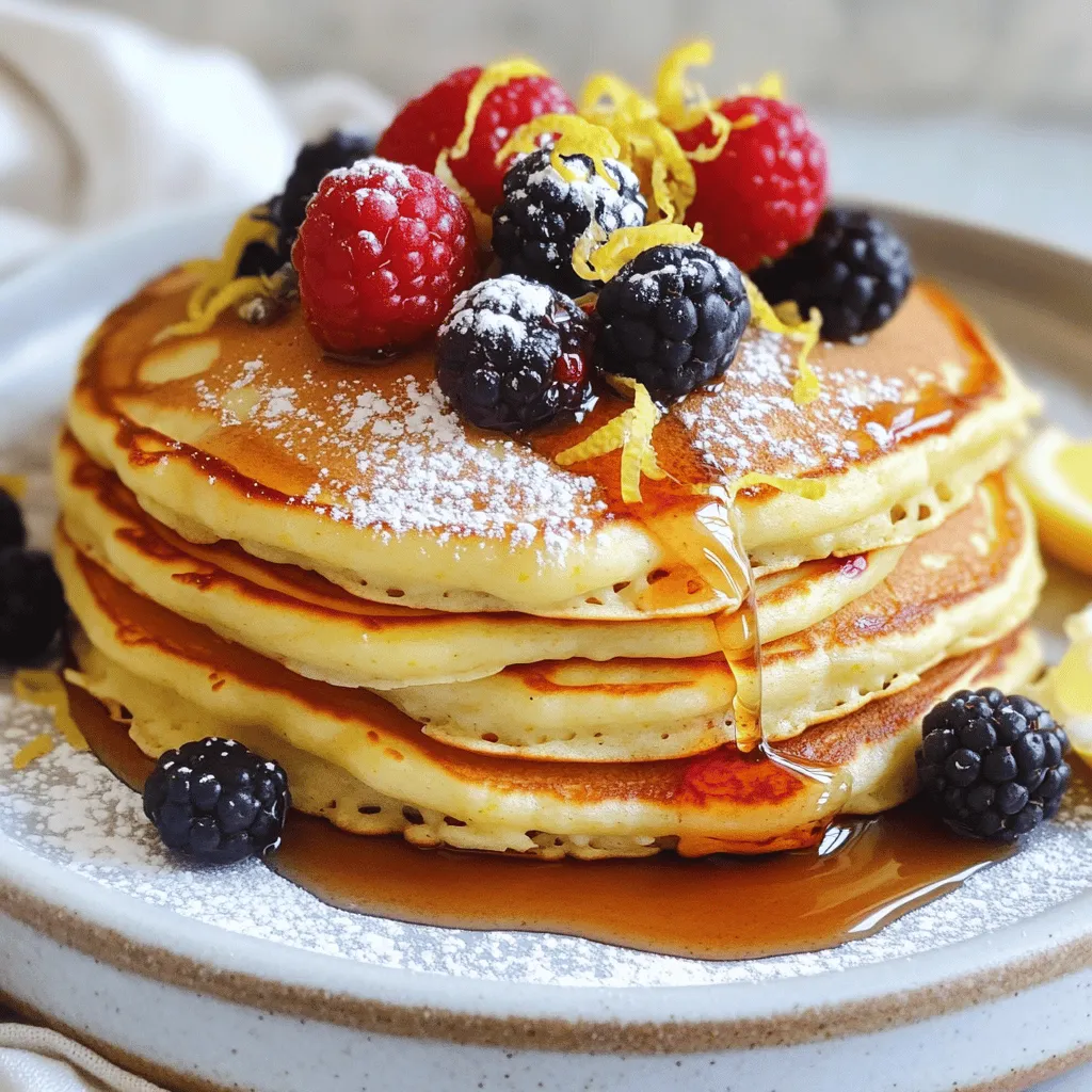 Lemon Ricotta Pancakes Fluffy Breakfast Delight