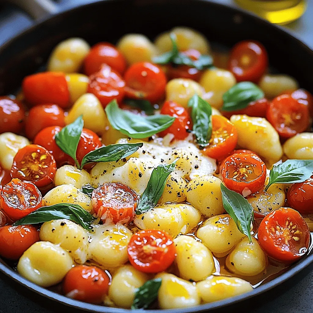 Tomato Basil Gnocchi Skillet Easy Savory Comfort Meal