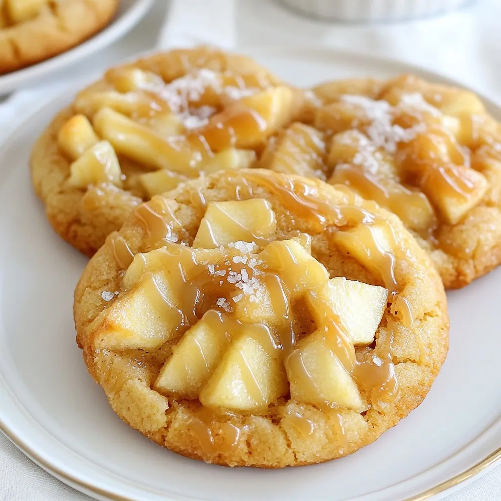 Salted Caramel Apple Pie Cookies Irresistible Delight