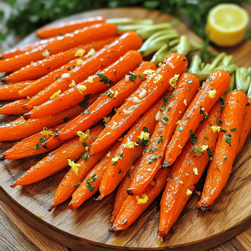 Garlic Herb Roasted Carrots Flavorful Side Dish Recipe