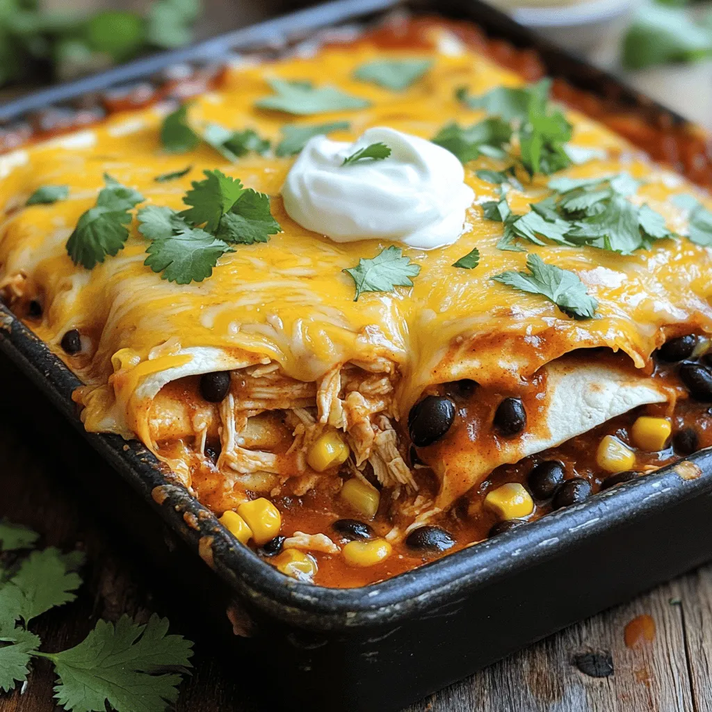Easy Chicken Enchilada Casserole Simple and Tasty Treat