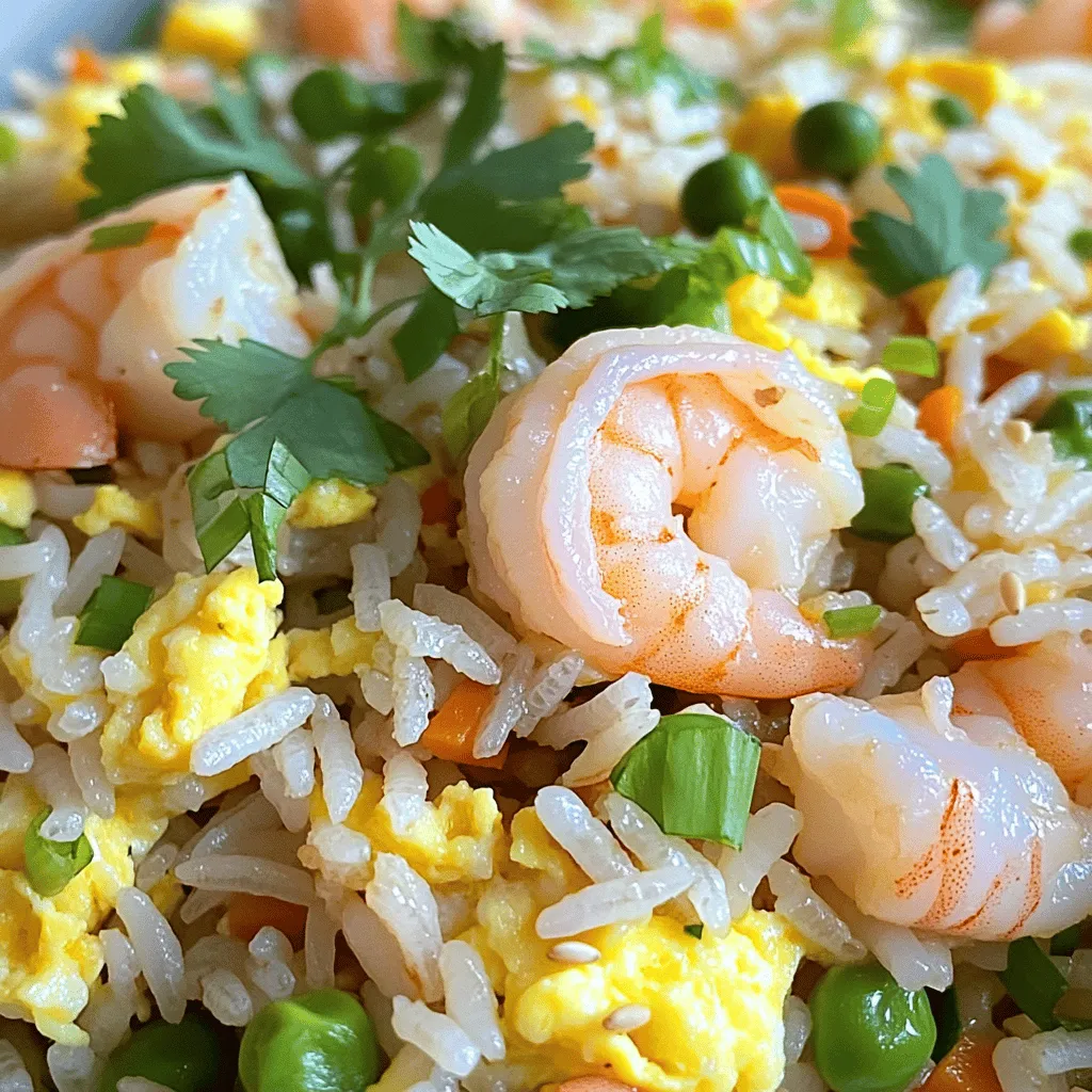 Chinese Style Shrimp Fried Rice Flavorful Dinner Dish