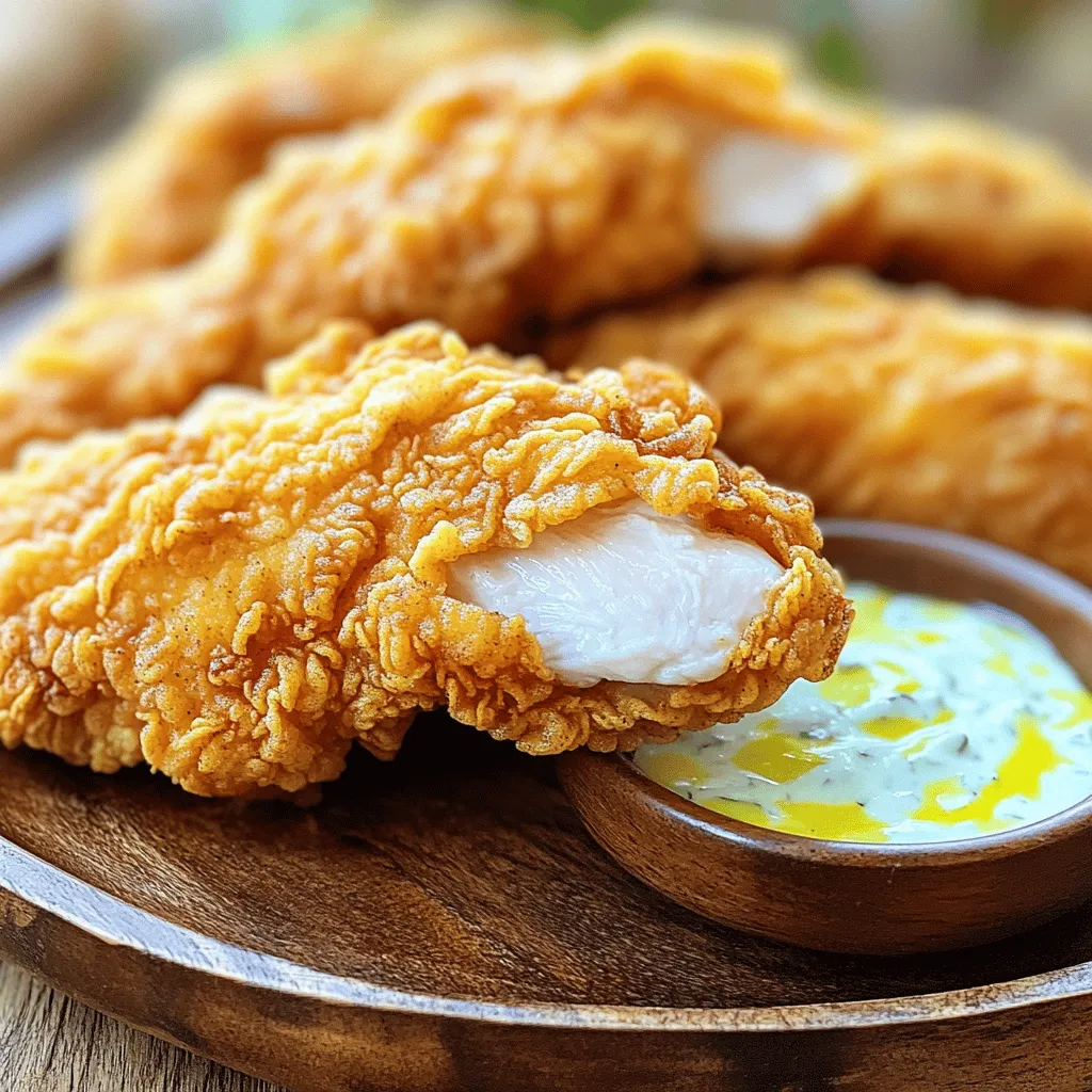 Crispy Buttermilk Chicken Tenders Simple and Tasty