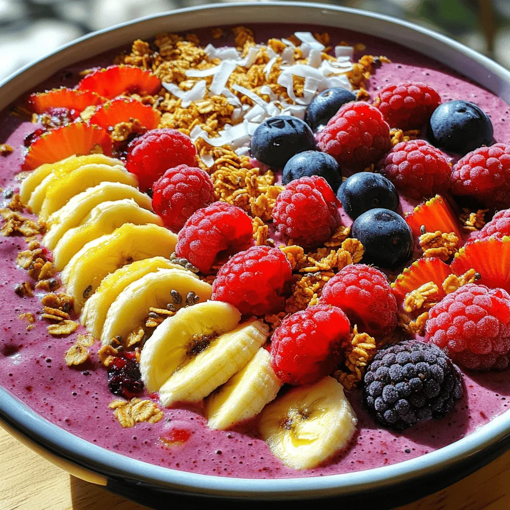 Berry Smoothie Bowl Delightful and Healthy Recipe