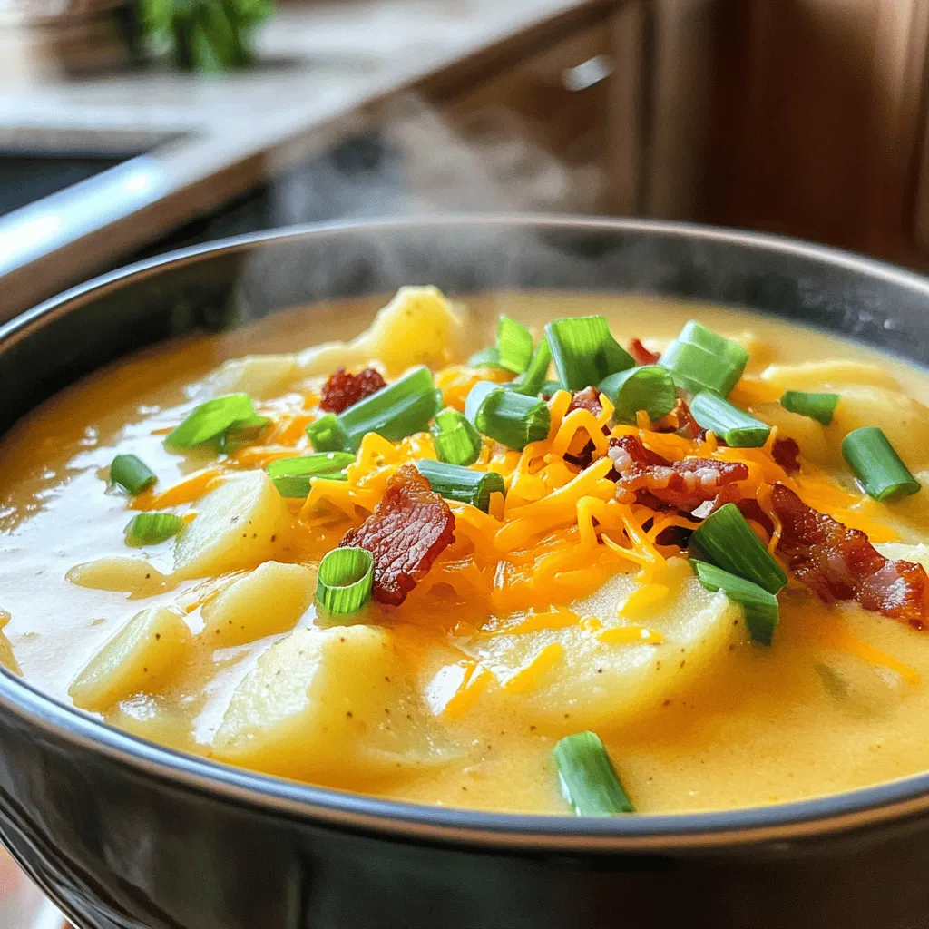 Loaded Potato Soup Creamy Comfort Food Recipe