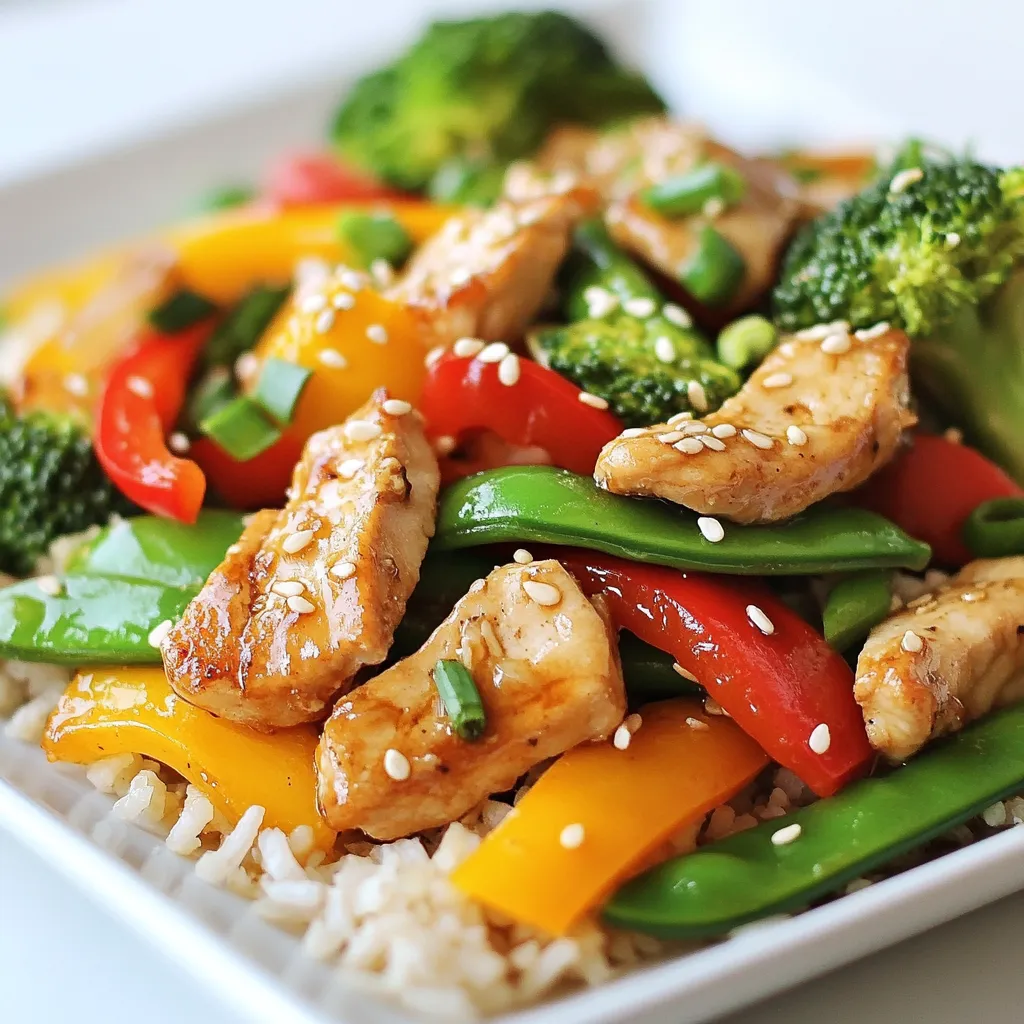 Healthy Chicken Veggie Stir Fry Quick and Tasty Meal
