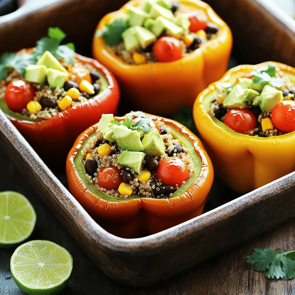 Vegan Stuffed Bell Peppers Flavorful and Nutritious Meal