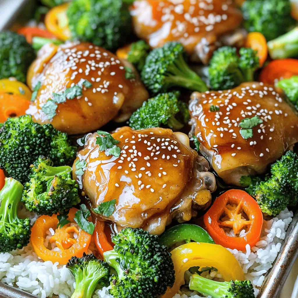 Sheet-Pan Honey Soy Chicken &#038; Broccoli Delight