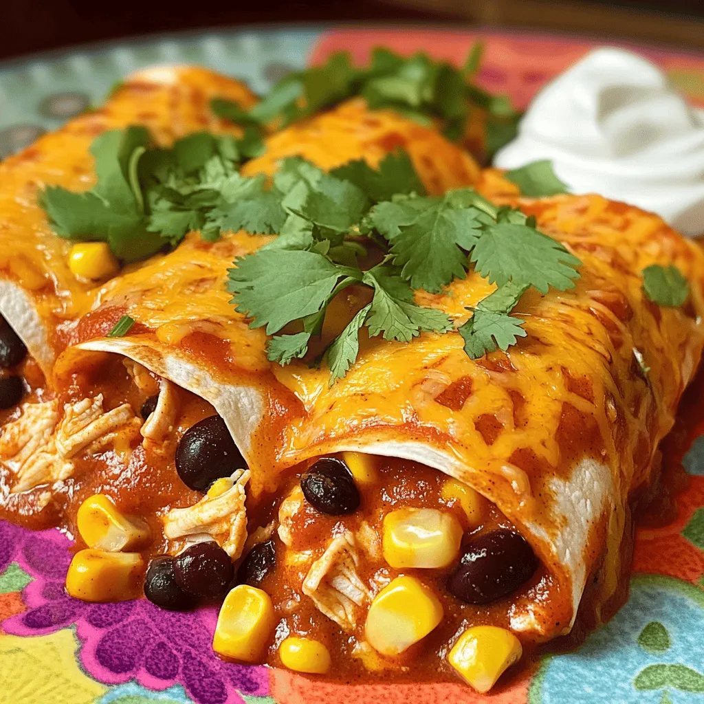 Easy Chicken Enchiladas Tasty and Quick Recipe