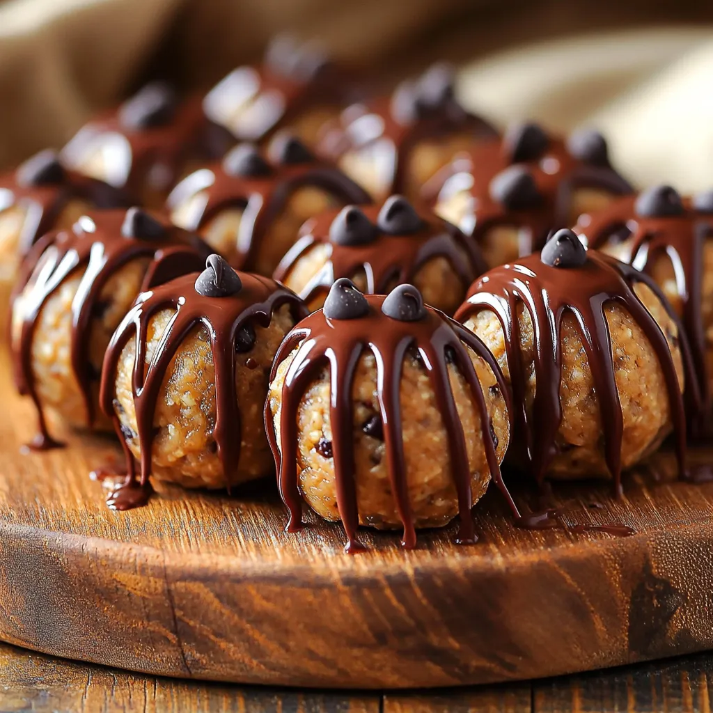 No-Bake Peanut Butter Chocolate Protein Balls Delight