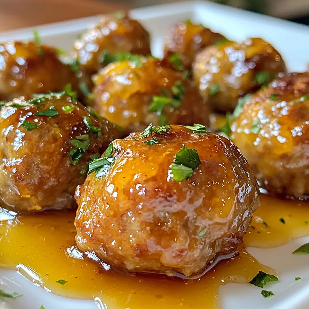 Honey Garlic Turkey Meatballs Tasty and Simple Recipe