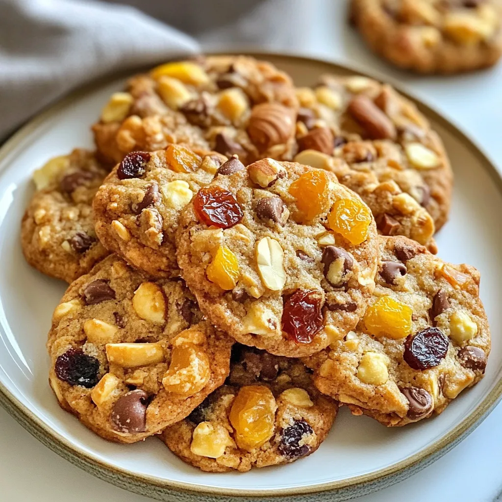 Trail Mix Breakfast Cookies Nutritious and Easy Recipe