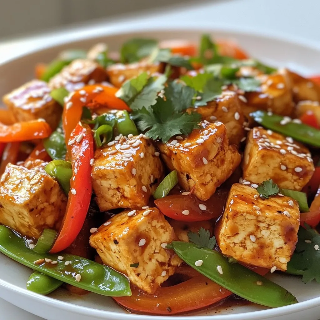 Spicy Sriracha Tofu Stir-Fry Quick and Flavorful Meal