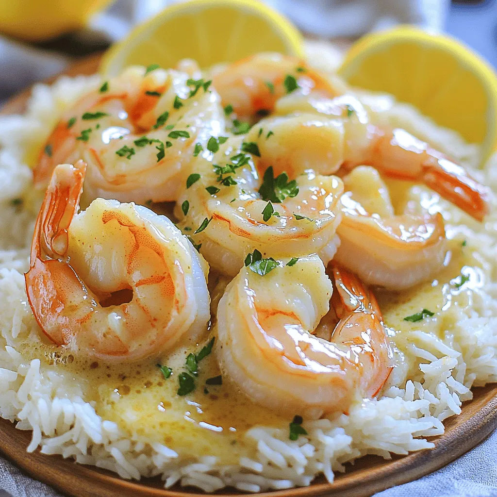 Easy Creamy Garlic Shrimp Tasty and Quick Dish