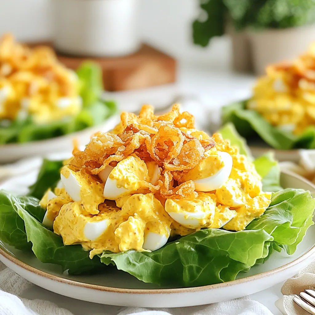 Crispy Egg Salad Packed with Flavorful Crunch