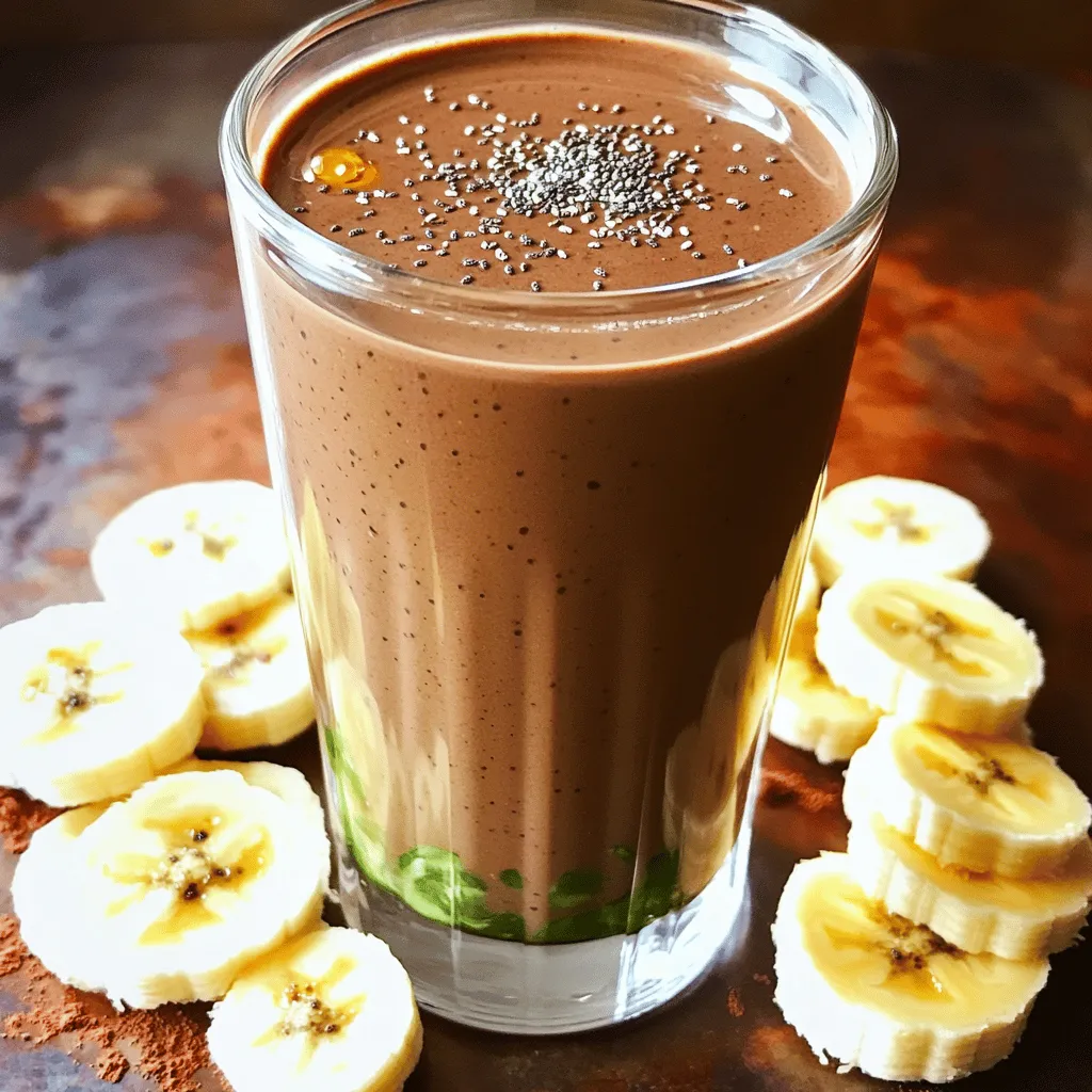 Healthy Chocolate Banana Smoothie Quick and Tasty Treat