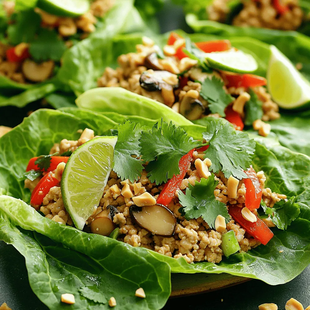 Healthy Chicken Lettuce Wraps Simple and Tasty Recipe