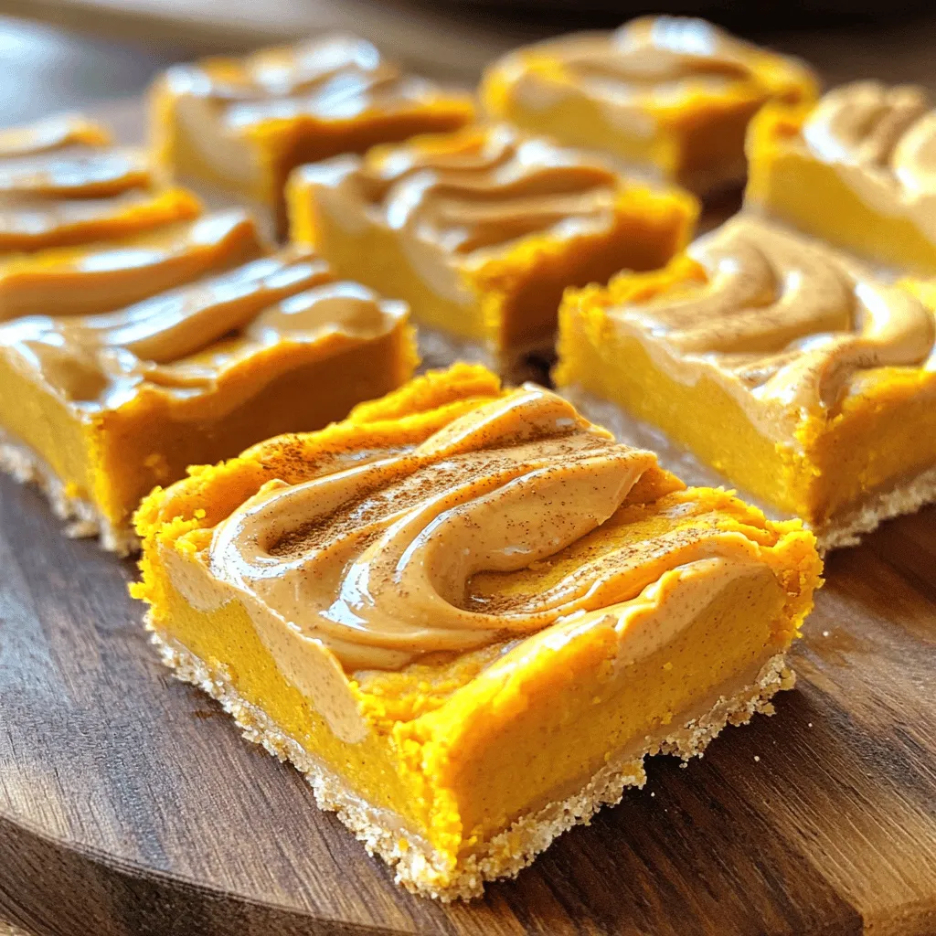 Pumpkin Peanut Butter Bars Healthy and Tasty Treat
