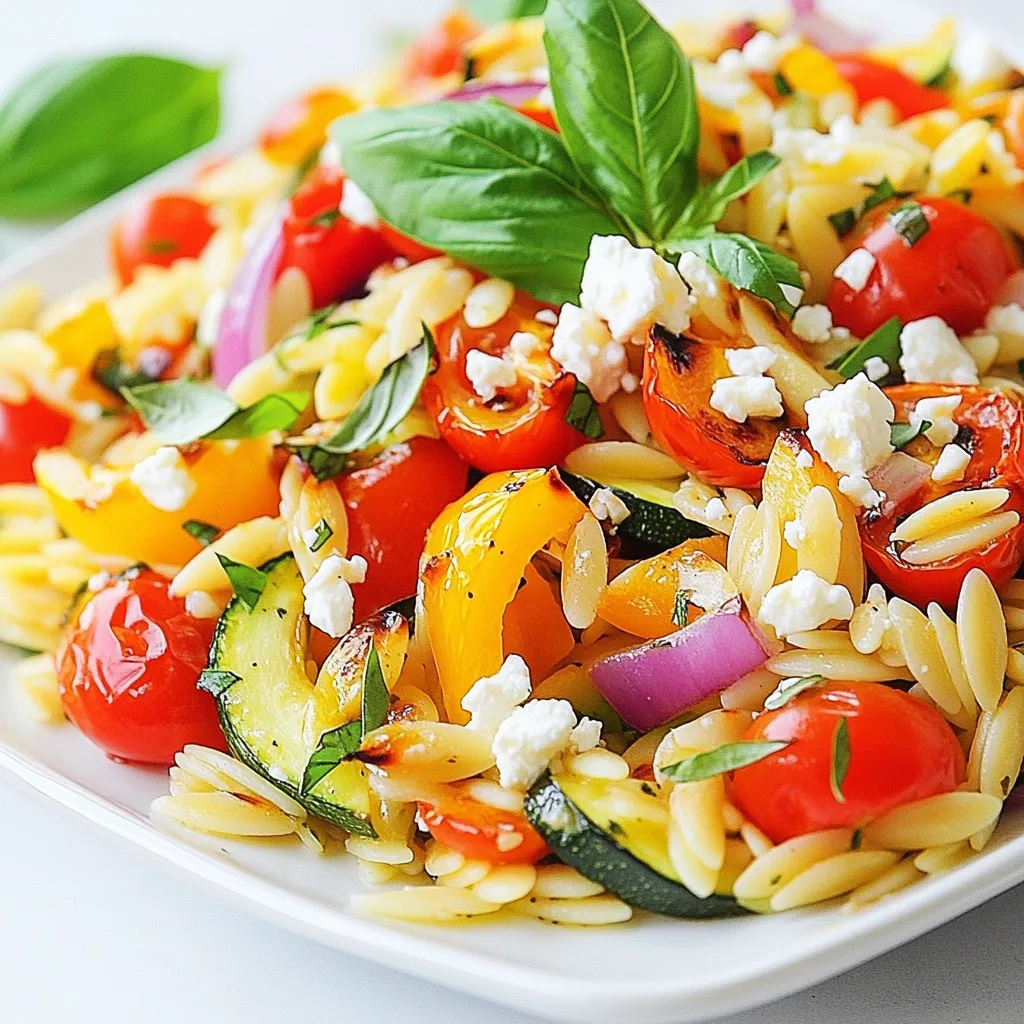 Roasted Vegetable Orzo Tasty and Simple Dish