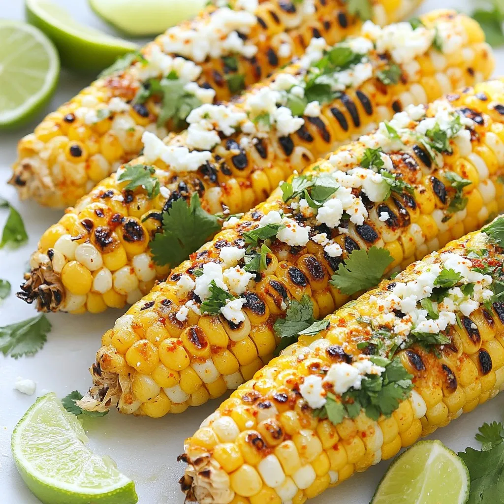 Chili Lime Grilled Corn Savory and Simple Treat