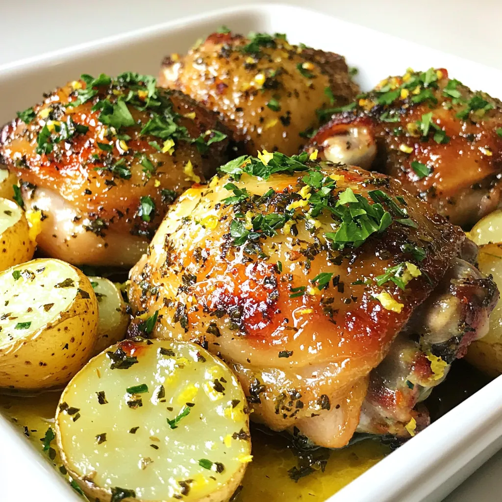 Lemon Herb Chicken &#038; Potatoes Sheet Pan Delight
