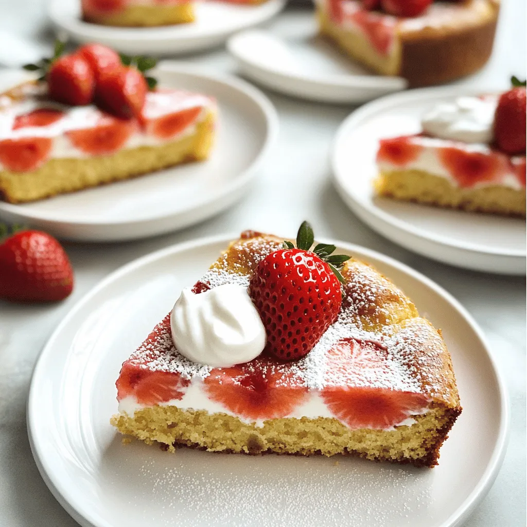 Skinny Strawberry Cake Delightfully Healthy Treat