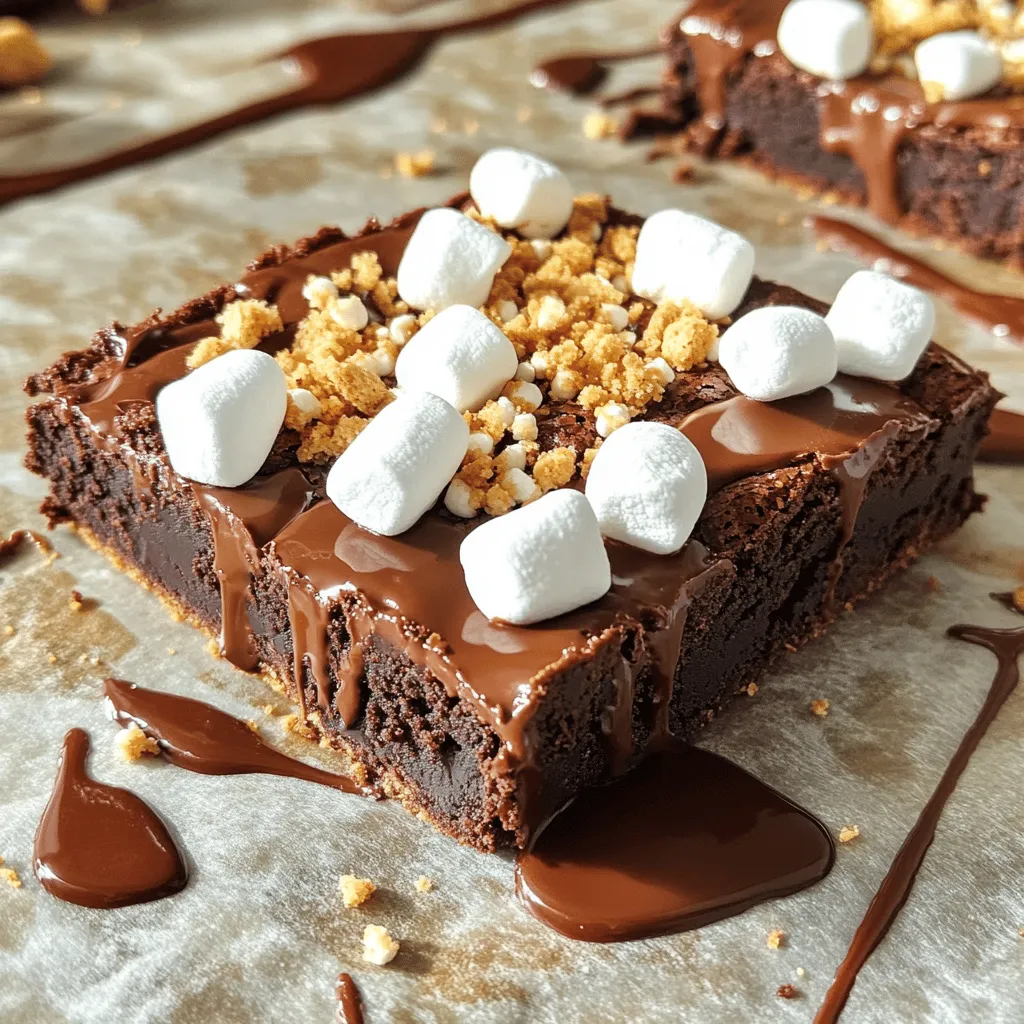 S&#8217;mores Brownie Bars Irresistible Dessert Delight