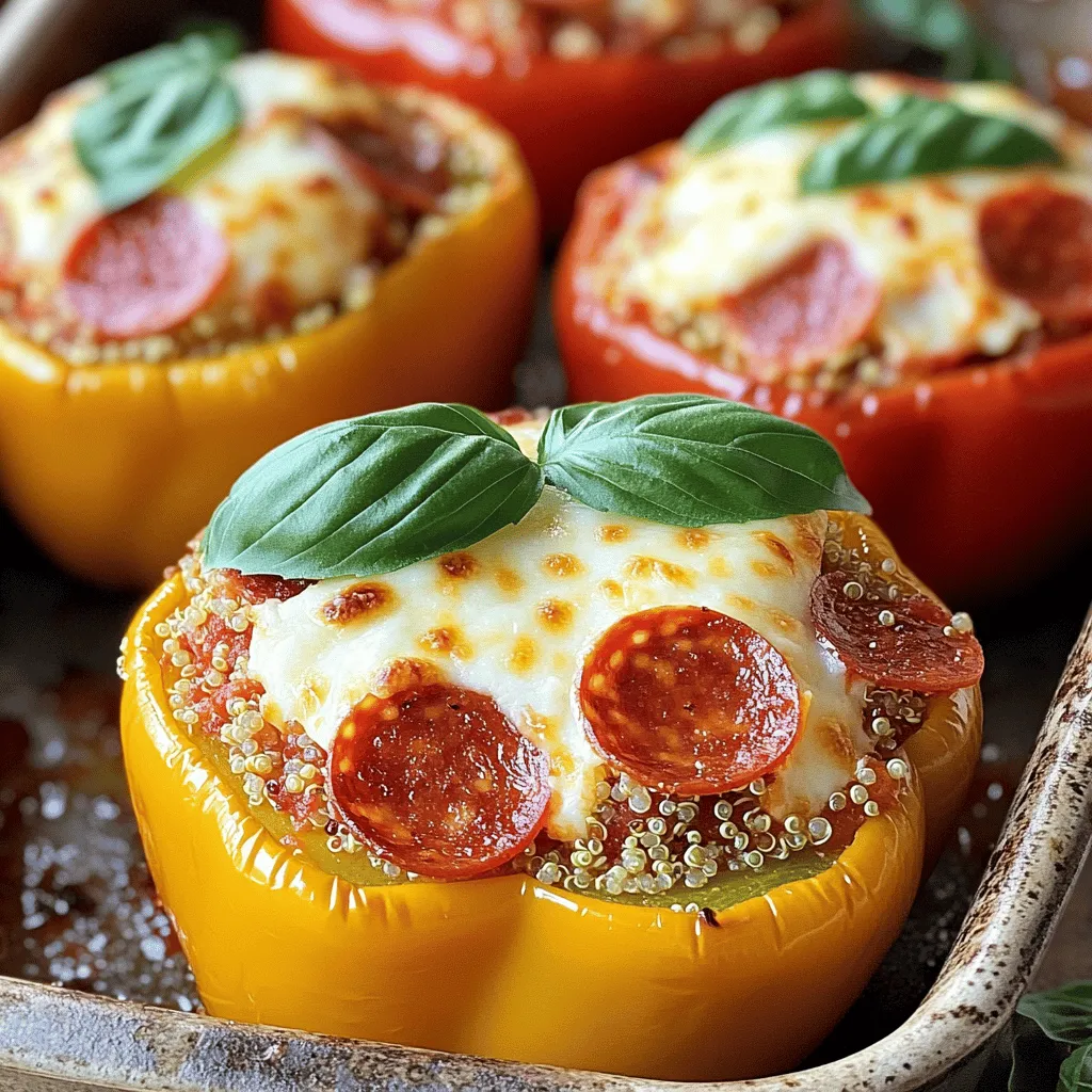 Pepperoni Pizza Stuffed Peppers Flavorful Comfort Dish