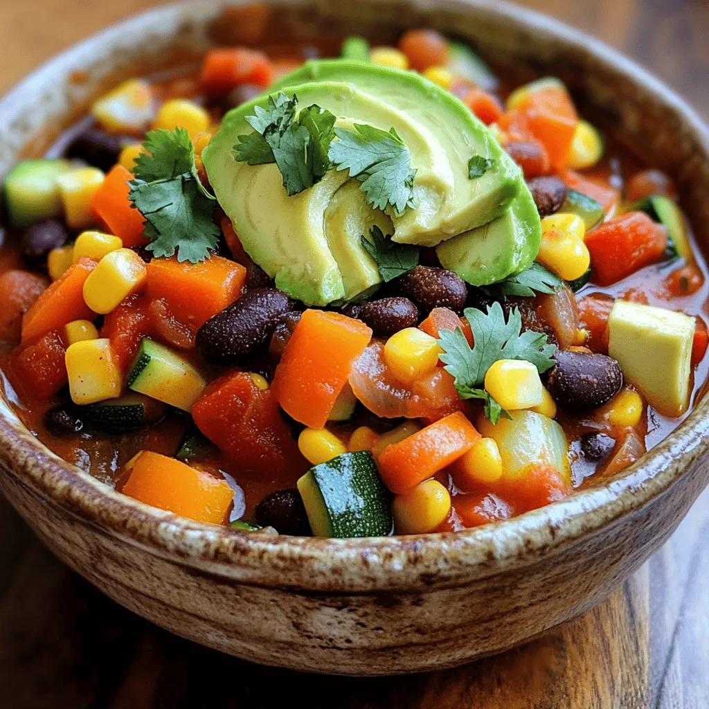 Vegetarian Chili Hearty and Flavorful Comfort Dish