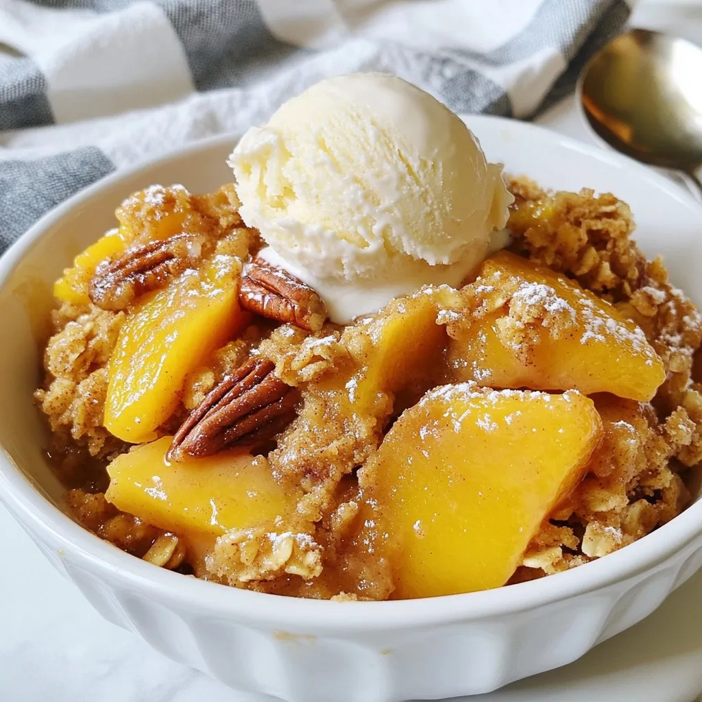 Peach Cobbler Dump Cake Tasty and Simple Dessert