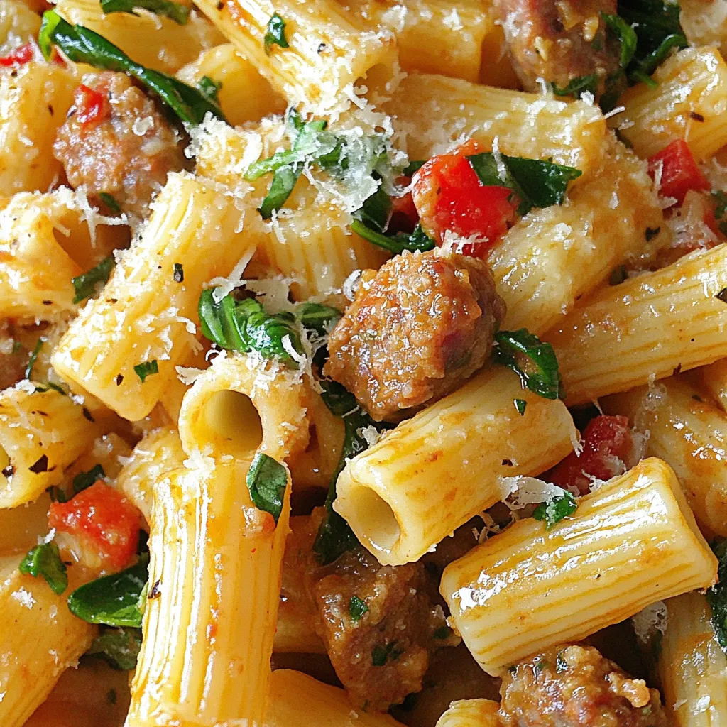Marry Me Ditalini Sausage Pasta Flavorful Dinner Dish