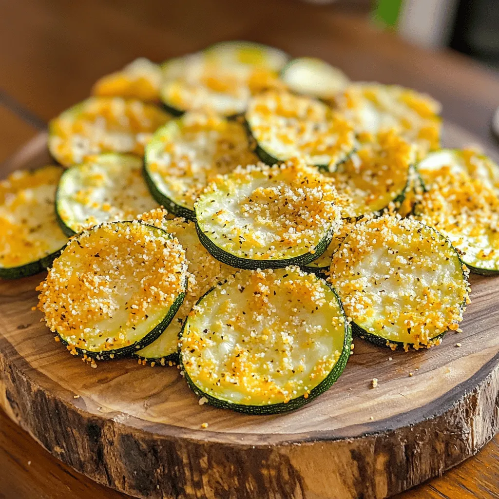 Parmesan Zucchini Crisps Crunchy and Healthy Snack