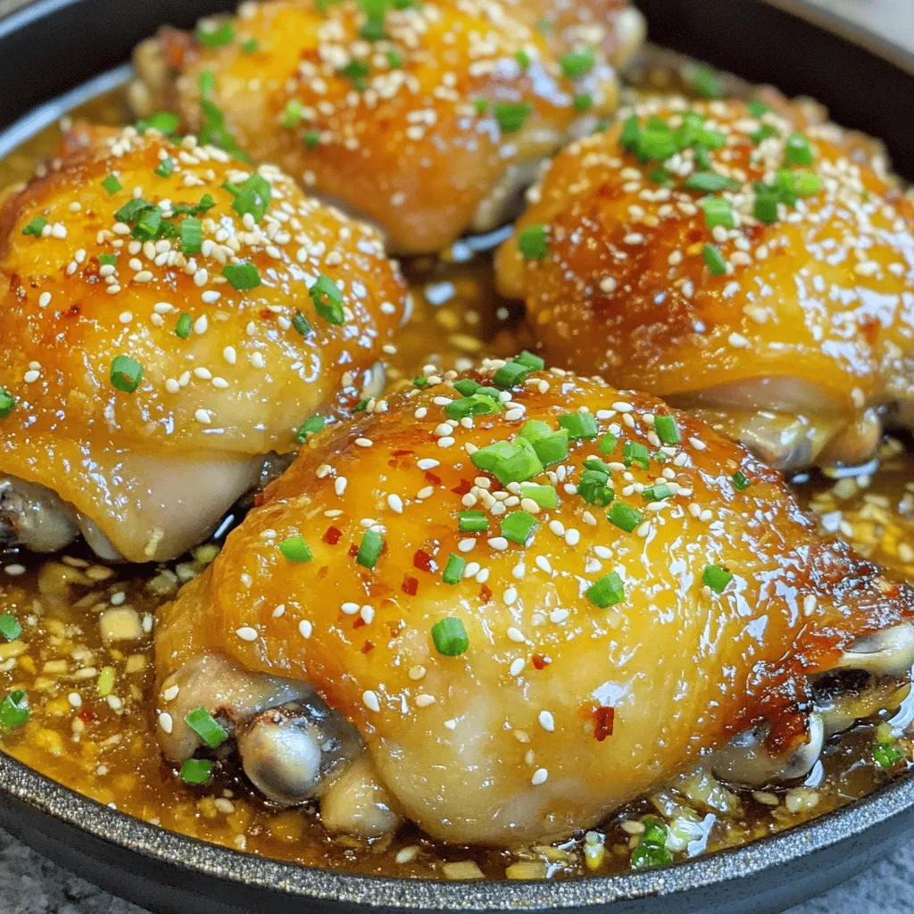 Honey Garlic Chicken Thighs Simple and Tasty Meal