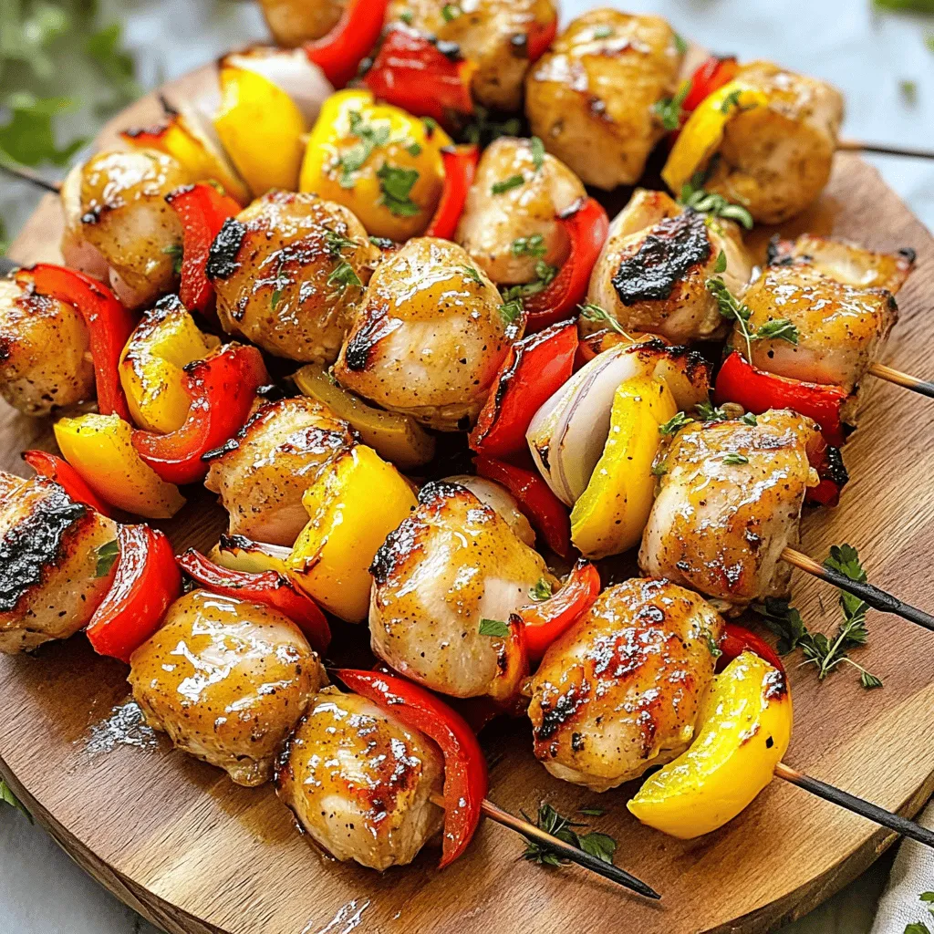 Honey Mustard Chicken Kabobs Tasty and Easy Recipe