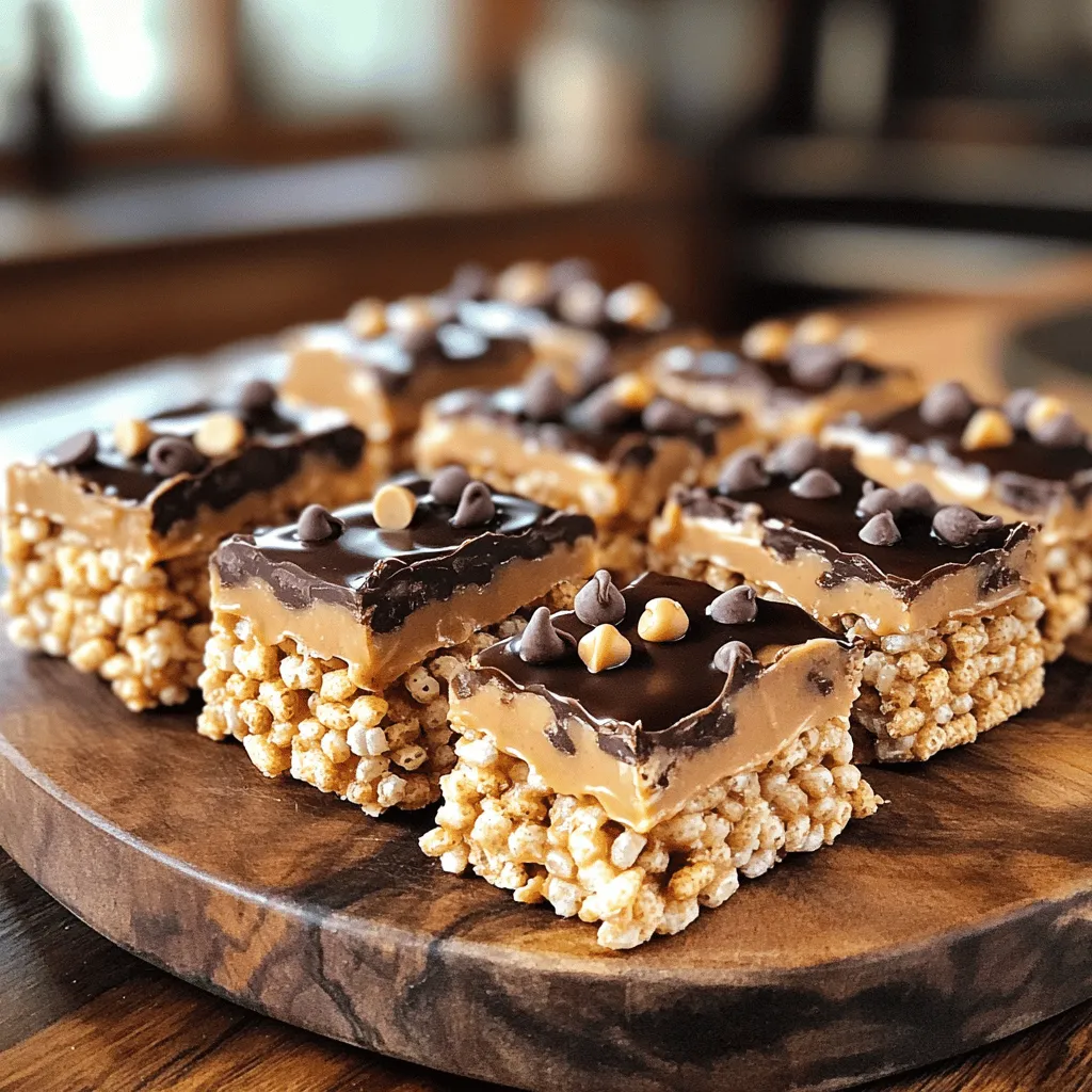No Bake Chex Peanut Butter Bars Easy and Tasty Treat