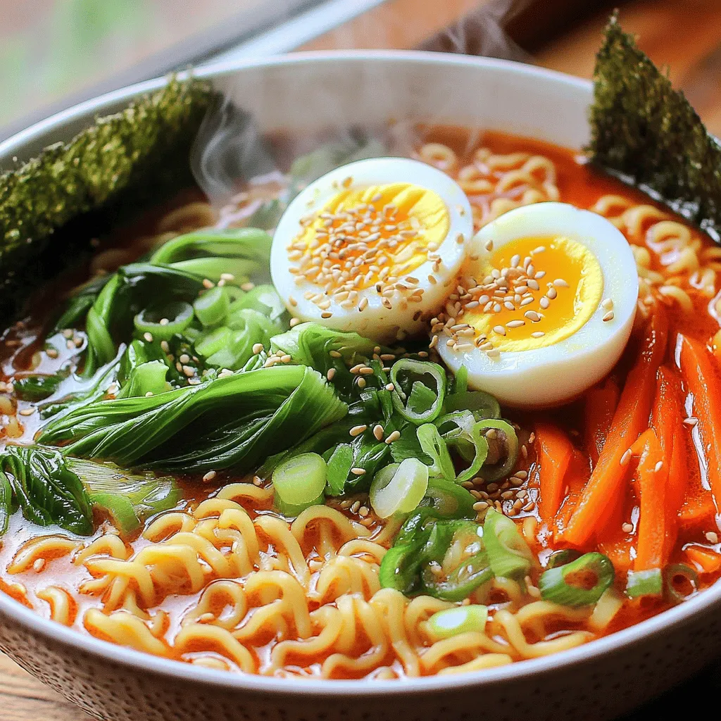 Spicy Ramen Noodles Savory and Flavorful Delight