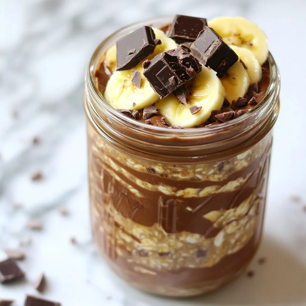 Peanut Butter Chocolate Overnight Oats Simple Treat