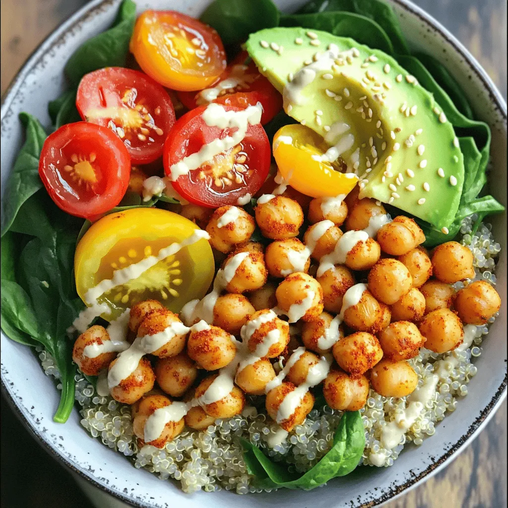Crispy Chickpea Buddha Bowl Flavorful and Healthy Meal